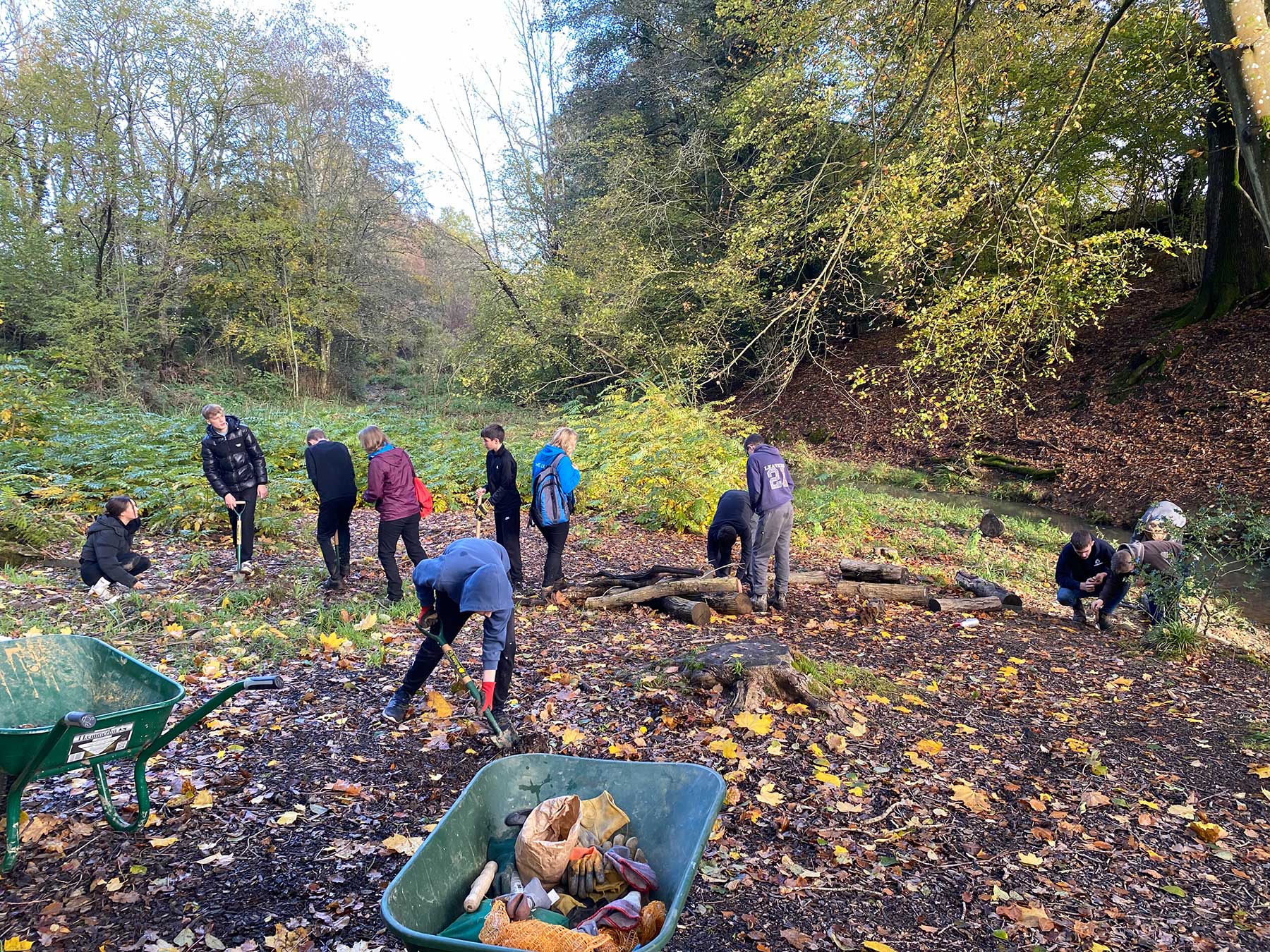 Imberhorne School Gardening Club visit